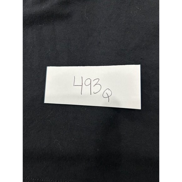 White House Black Market Black Drape Neck 3/4 Sleeve Top Womens Sz Medium - Picture 8 of 9